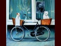 gelieve niet te aaien 1998-2000 olieverf op paneel 40 x43cm